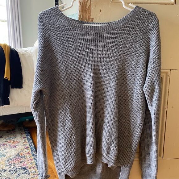 Aritzia Wilfred Free grey knit sweater - Picture 1 of 3